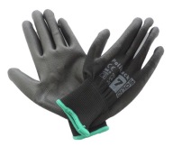 OCHRANNÉ PRACOVNÉ RUKAVICE veľkosť 7 PoliBlack 2 páry