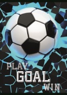 BAMBINO NOTEBOOK A5-16 DVOJRIADKOVÁ FARBA - FUTBAL - LOPTA
