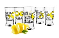 POHÁRKY 25ml Humor FUNNY Smajlíci na vodku 6 ks