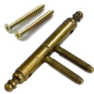 RETRO NASTAVITEĽNÝ SKRUTKOVÝ PÁN 15 mm starožitný bronz
