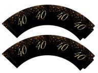 Čierno-zlaté slamky na 40. narodeniny