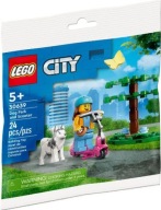 LEGO CITY - SKÚTER S PSIOM A POLYBAGOM 30639