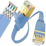 LAN ETHERNET RJ45 CAT7 ZLATÝ FTP LAN KÁBEL 1M