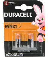 2 x DURACELL MN21 LR23A L1028 A23 23A 12V batéria