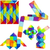 MAGIC PUZZLE RAINBOW SNAKE MAGIC SNAKE 48 EL FAREBNÝ