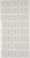 STAROSTLIVOSŤ O PODLAHU samolepiace plsti 25 x 25 mm BIELA