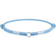 Reflexná modrá šnúrka paracord na štítok s adresou, veľkosť M