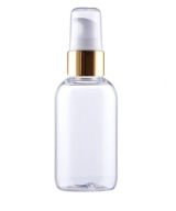 50ml fľaša s pumpičkou, PET, 20/410, Transparent