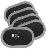 Záplaty na duše oválne 2-cestné T-17BK 65x40mm TECH 5 kusov