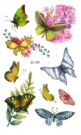 Umývateľné tetovanie pre deti BUTTERFLIES EC781
