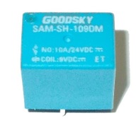 RELÉ cievka 9V 10A SAM-SH-109DM 10ks
