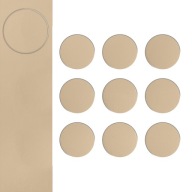 Čiapka Samolepiaca nálepka Farba Béžová, priemer 20mm