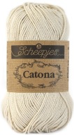 Priadza Scheepjes Catona 505 / 50 g - ľanová