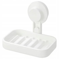 IKEA TISKEN Miska na mydlo s prísavkou, biela