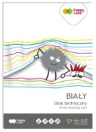 Biely technický blok A4 170g 10 listov Happy Color