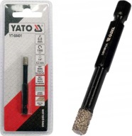 DIAMANTOVÝ VRTÁK YATO VŔTAČKA NA keramiku KERAMICKÝ ŠESTIHRANNÝ 6mm