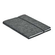 Zápisník A5 s plsteným obalom | 80 listov | V Lin | Recyklovaný papier