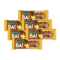 Bakalland Ba vanilková a kávová cereálna tyčinka! 6x38g raňajková tyčinka s medom