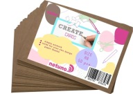 Farebný kartónový dekoračný papier Eco Kraft A6 50 listov