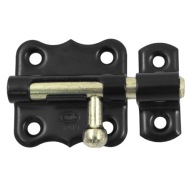 Latch Bolt Bolt Lock Black 40x38mm M.384