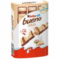 Kinder Bueno Biele tyčinky s náplňou 6 ks