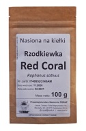REDÍŠKA ČERVENÉ KORALOVÉ SEMIENKY KLÍČKY 100g TORAF