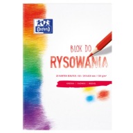 Oxford podložka na kreslenie A3, 20 listov, 120 g/m2, biela