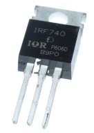 IRF740 TO-220 MOSFET tranzistor