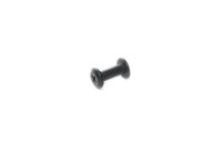 Skrutka s priechodným otvorom 'Chicago' - Flat Top - 12,6 mm