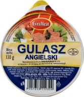 ANGLICKÉ DUŠENÉ KONZERVY BRAVČOVÉ A HYDINY 130G EVRAMEAT
