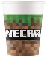 Minecraft Pixels Paper Cups 8 kusov