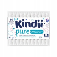 KINDII CLEANIC TYČKY S OBMEDZOVAČOM PURE 60 ks