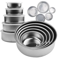 5x KUCHYNSKÁ MISA OCELOVÁ GASTRONOMICKÁ MISKA