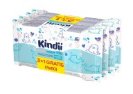 Kindii Aqua čistá voda 3+1 vlhčené obrúsky 240 ks.
