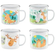 FOREST TEAM JUNIOR SMALTOVANÝ HRNČEK 520ML 9CM MIX