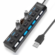USB HUB 7 PORTOVÝ SPÍNAČ ROZDEĽOVAČA