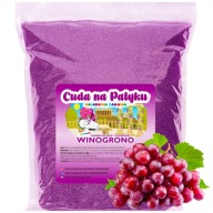 Farebný cukor do stroja na cukrovú vatu, s príchuťou HROZNO 1KG