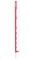 Kôl červený stĺpik 105 CM pastiersky plot KÁBLOVÁ PÁSKA ORIGINÁL DRÔT