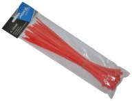 VIAZAČKY PÁSKA SVORKA VIAZAČKY KABELNÉ VIAZAČKY UV ČERVENÉ 5X250MM 50 ks