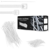 500x sťahovacie pásky Káblové pásky Zipsy 2,5 x 160 mm Silné UV sťahovacie pásky