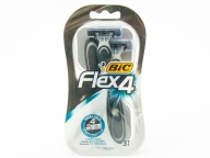 BIC FLEX 4, SHARVERS PRE MUŽOV, 3 KUSY