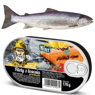 Filé z lososa kráľovského v konzerve Omega 3 170g KIER