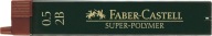 Grafitové hroty FABER-CASTELL SuperPolymer 0,5 2B