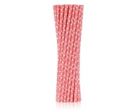 SLAMKY, PAPIEROVÉ RÚRY, JEDNORAZOVÉ EKO PÁSKY 20 CM, 12 kusov
