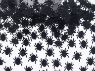 Halloweenské fóliové konfety 15 g - pavúky a pavučiny