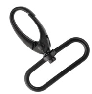 Lobster Clasp Prívesok na kľúče pre kabelku Taška Batoh Pevná čierna 38 mm