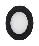 LED vstavané nábytkové svietidlo 2W ČIERNA 4000K 120 lm 55 mm SLL01