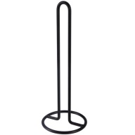 KUCHYŇSKÝ VEŠTIČ na papierové utierky, ČIERNA KOVOVÁ utierka, poval, 33 cm