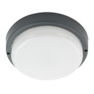 VONKAJŠIA NÁSTENNÁ LAMPA VÝKONNÁ FASÁDNA LAMPA MINI 18W IP54 GRAFITOVÁ okrúhla
