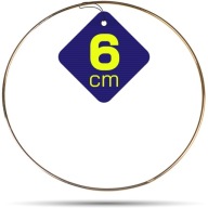 ZLATÁ kovová obruč - drôtený kruh Ø 6 cm